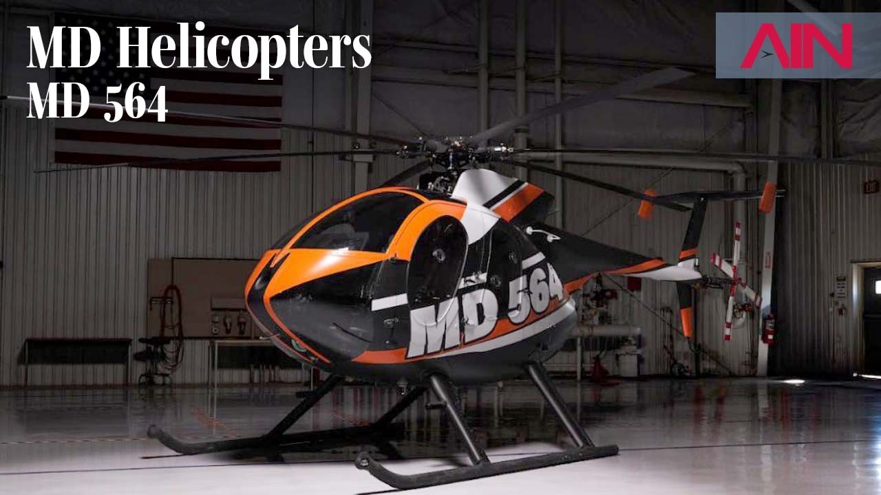 Новый вертолет MD 564 — это гражданская версия американского армейского вертолета MH-6H Little Bi...