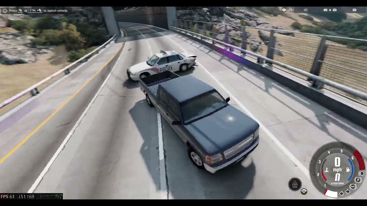 gameplay of #beamng drive as a bad guy end is shocking...