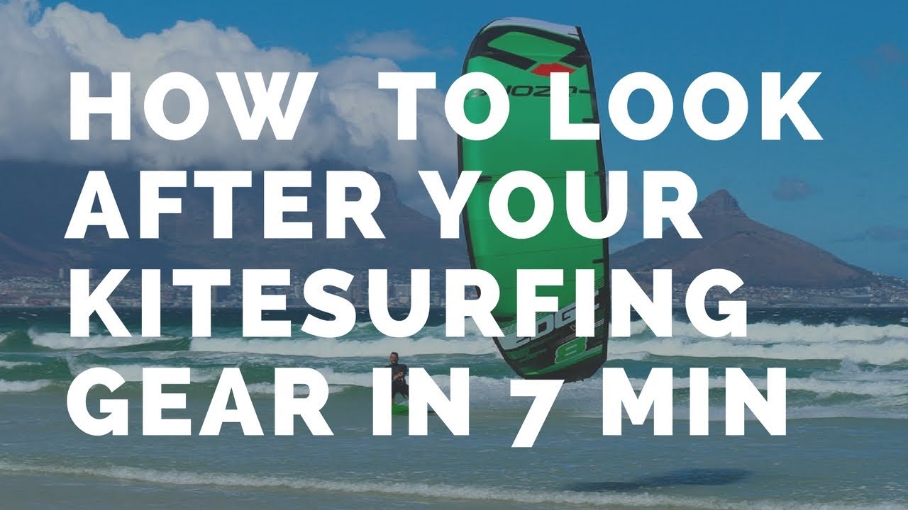 Tom the Kiteboarding coach explains how to maintain and look after your kitesurfing gear