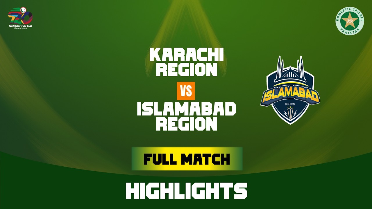 Full Match Highlights | Karachi vs Islamabad | ABS Developers National T20 Qualifier | M17 | MZA1T