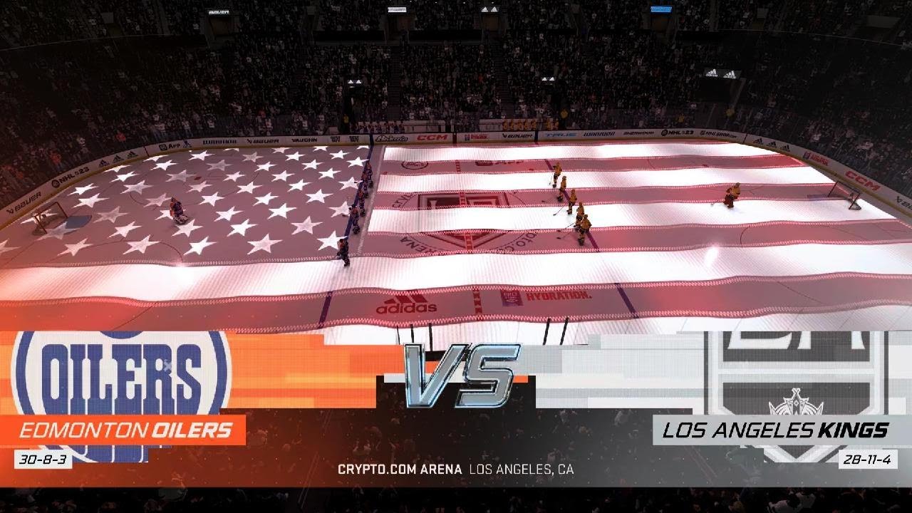 NHL85 January Edmonton Oilers at L.A Kings