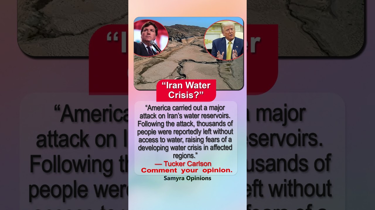 Iran&rsquo;s Water Infrastructure Hit? New Questions Emerge After Strikes