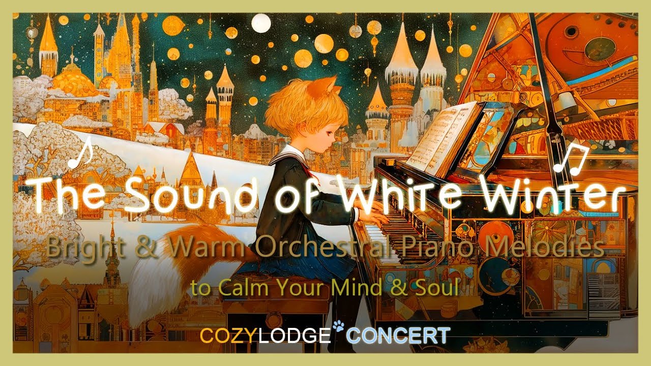 ❄️ The Sound of White Winter ❄️ Bright & Warm Orchestral Piano Melodies to Calm Your Mind & Soul❄️