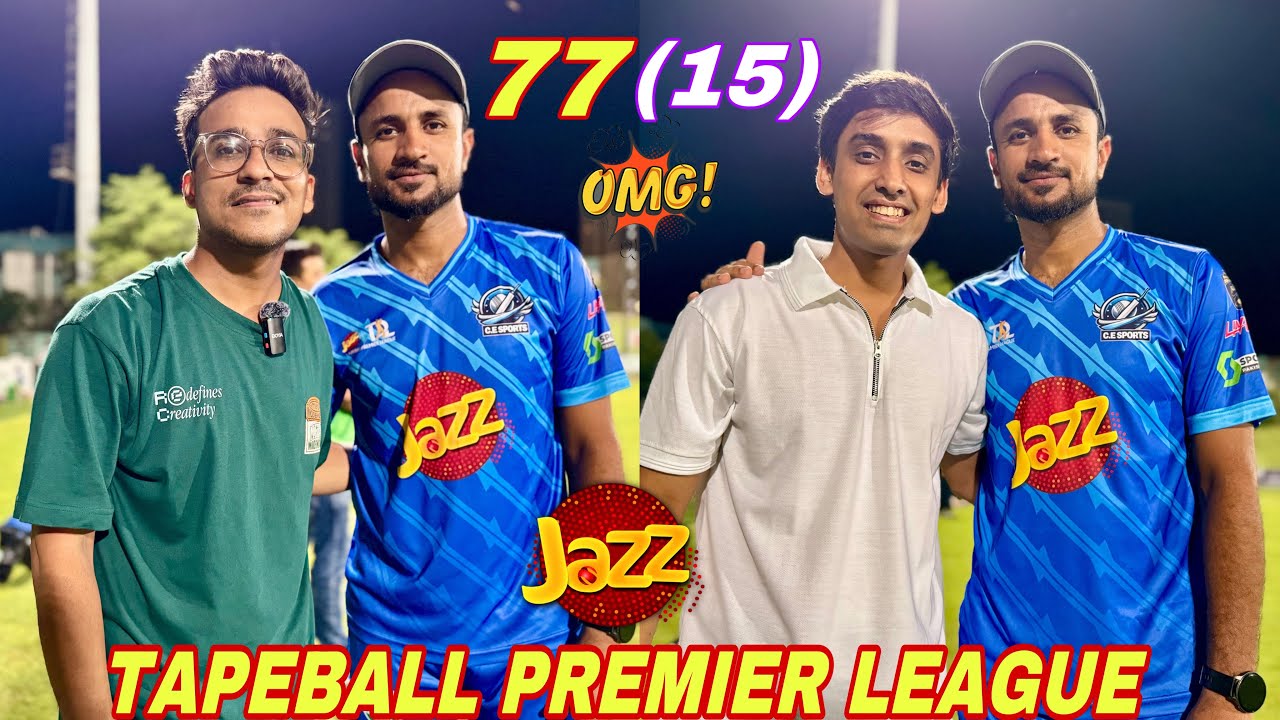 This is why Asad Shah is known as Mr.360 | Jazz Tapeball Premier League !! 😍