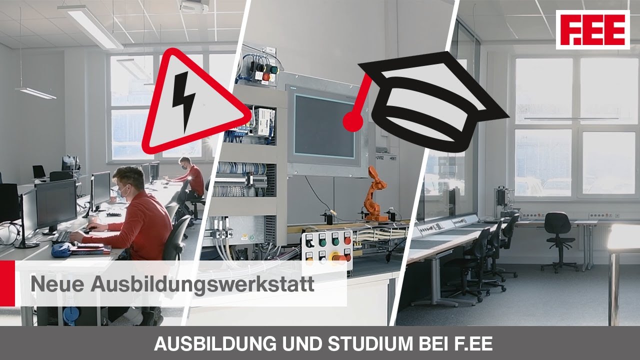 Ausbildung bei F.EE: Umzug in die neue Ausbildungswerkstatt
