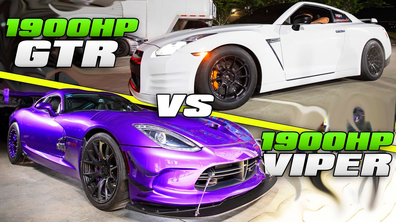 SUPERCAR STREET RACING! | Twin Turbo Viper & GTR’s