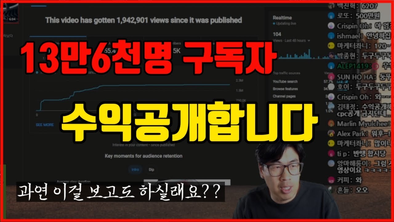 구독자 13만6천의 자동차 채널은 수익이 얼마나 될까?