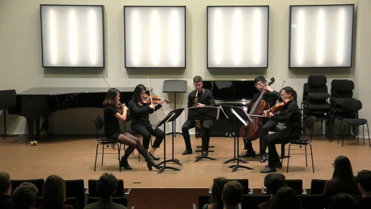 Consecuencias by G.Lago. Carlos Gimenez & Cheng quartet SAX18.