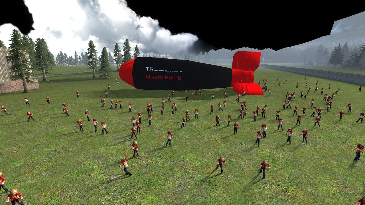 Testing Powerful NUCLEAR Bombs   Zombies Attack! | GMod
