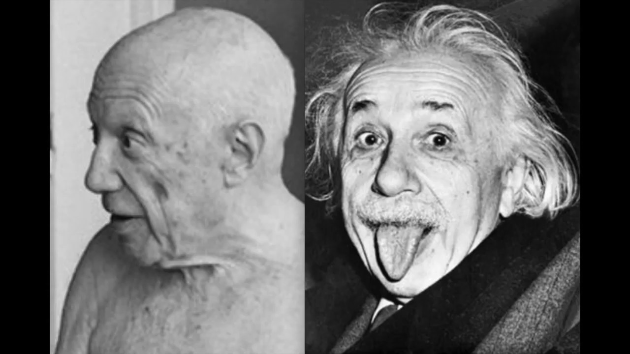 Albert Einstein was Pablo Picasso