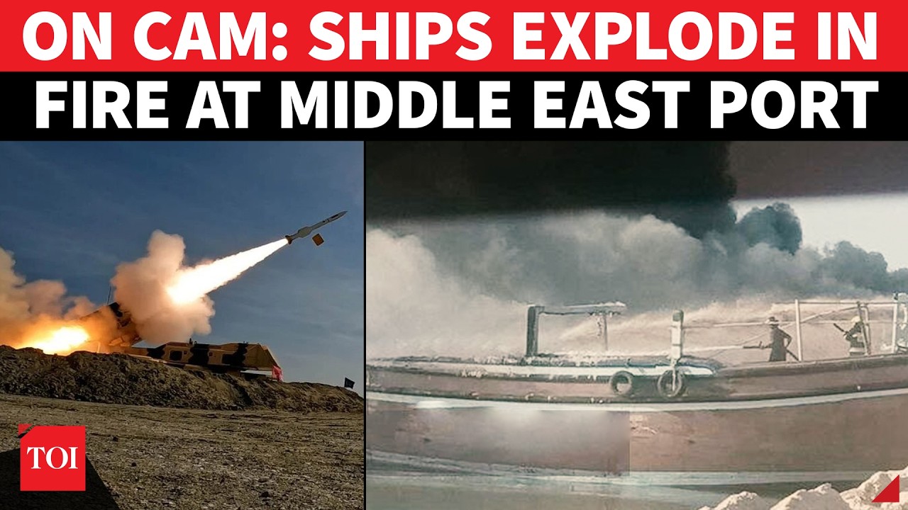 Multiple Vessels EXPLODE At Gulf Port After Iran Burns UAE Oil Refinery, Ships In Hormuz