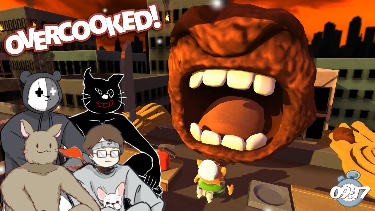 ４人が本当に協力しないと成し得ない完全クリア、達成ッ！！【Overcooked!】(終)