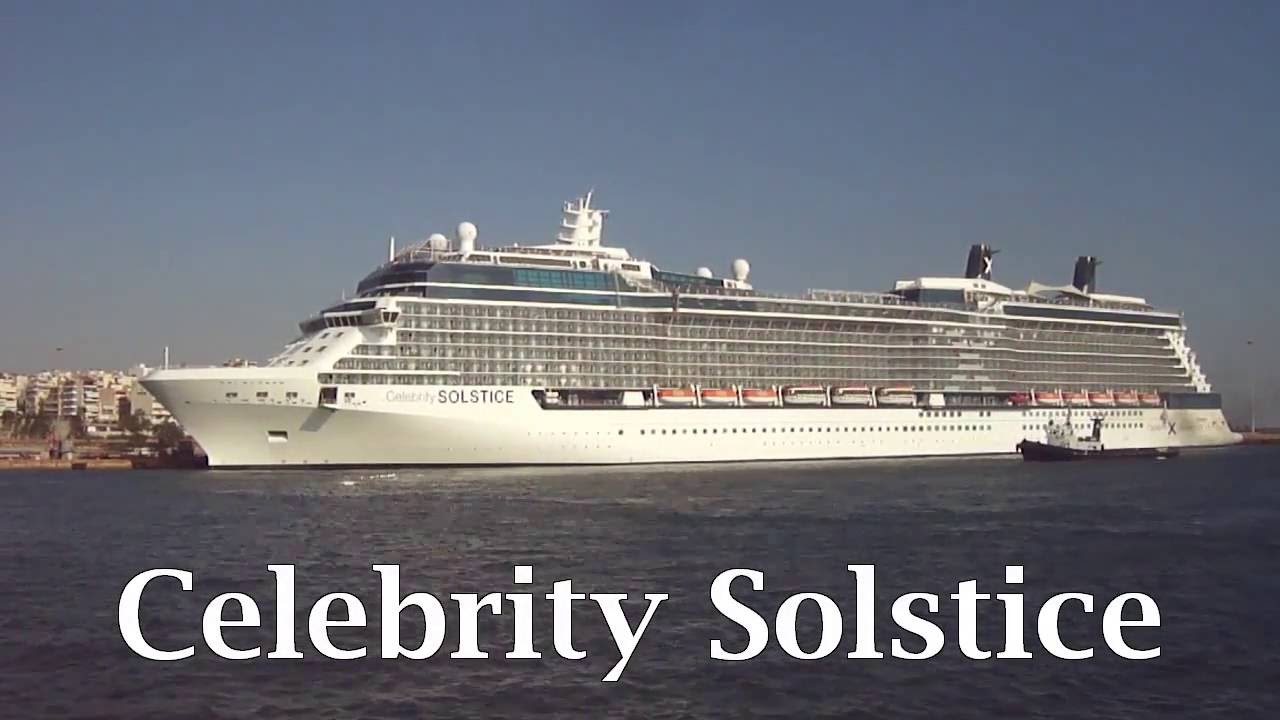 CELEBRITY SOLSTICE departure from Piraeus Port
