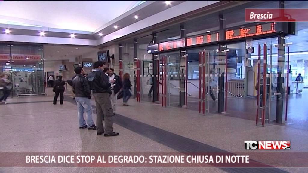 Brescia dice stop al degrado: stazione chiusa di notte