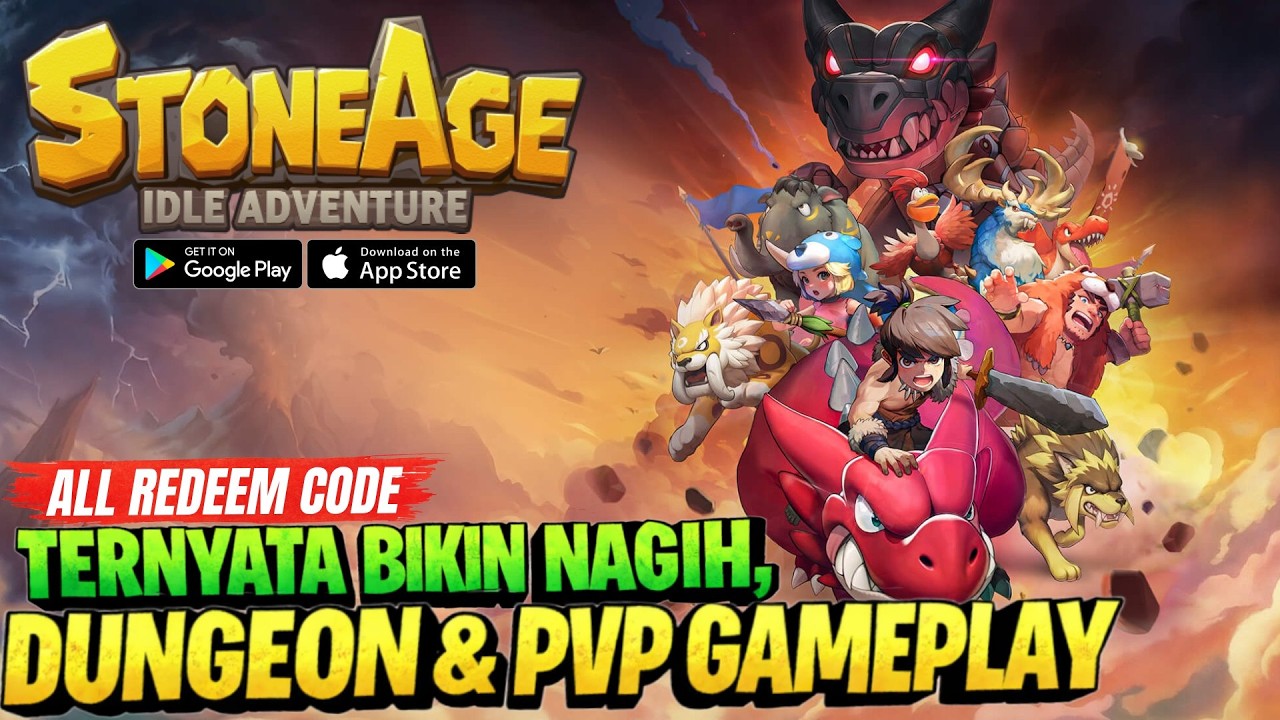 All Redeem Code! Bused ini Game bikin Nagih🤣 StoneAge: Idle Adventure (Android/IOS)