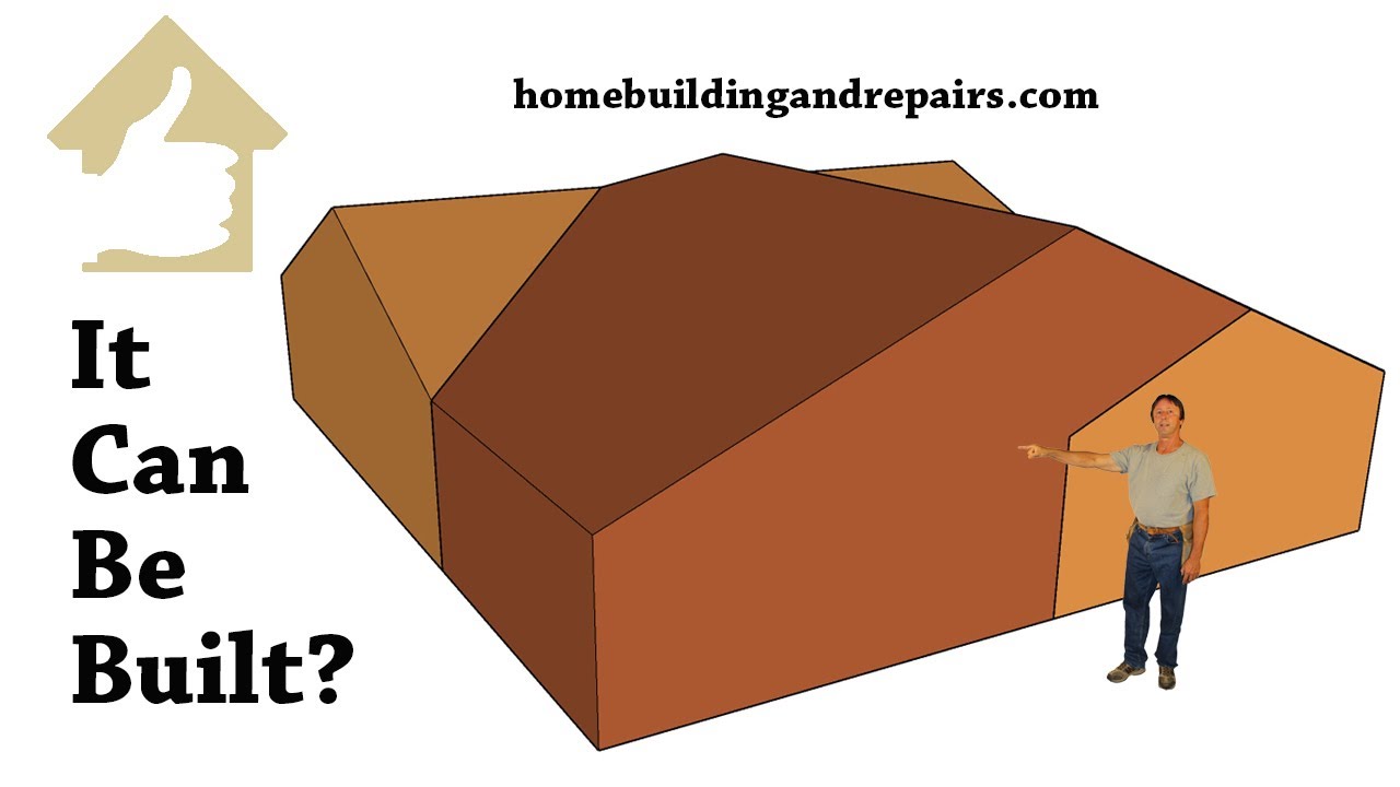 Home Addition Roof Design Ideas For Home With Six Exterior Walls And L Shaped Floor Plan