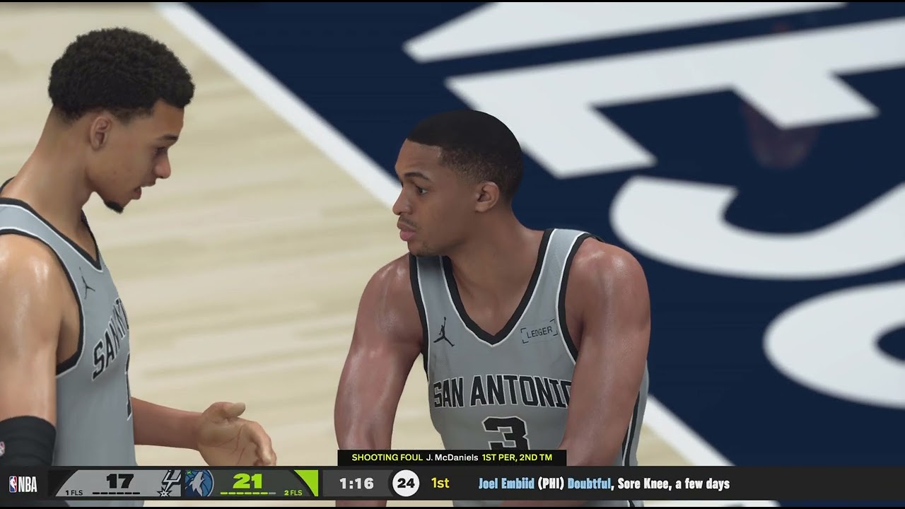 SPURS at TIMBERWOLVES | FULL GAMEPLAY NBA 2K26 | Jan 11, 2026