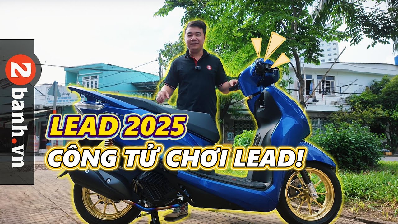 Honda LEAD 125 2025 độ độc đáo với dàn chân không còn bất đối xứng | 2banh Review