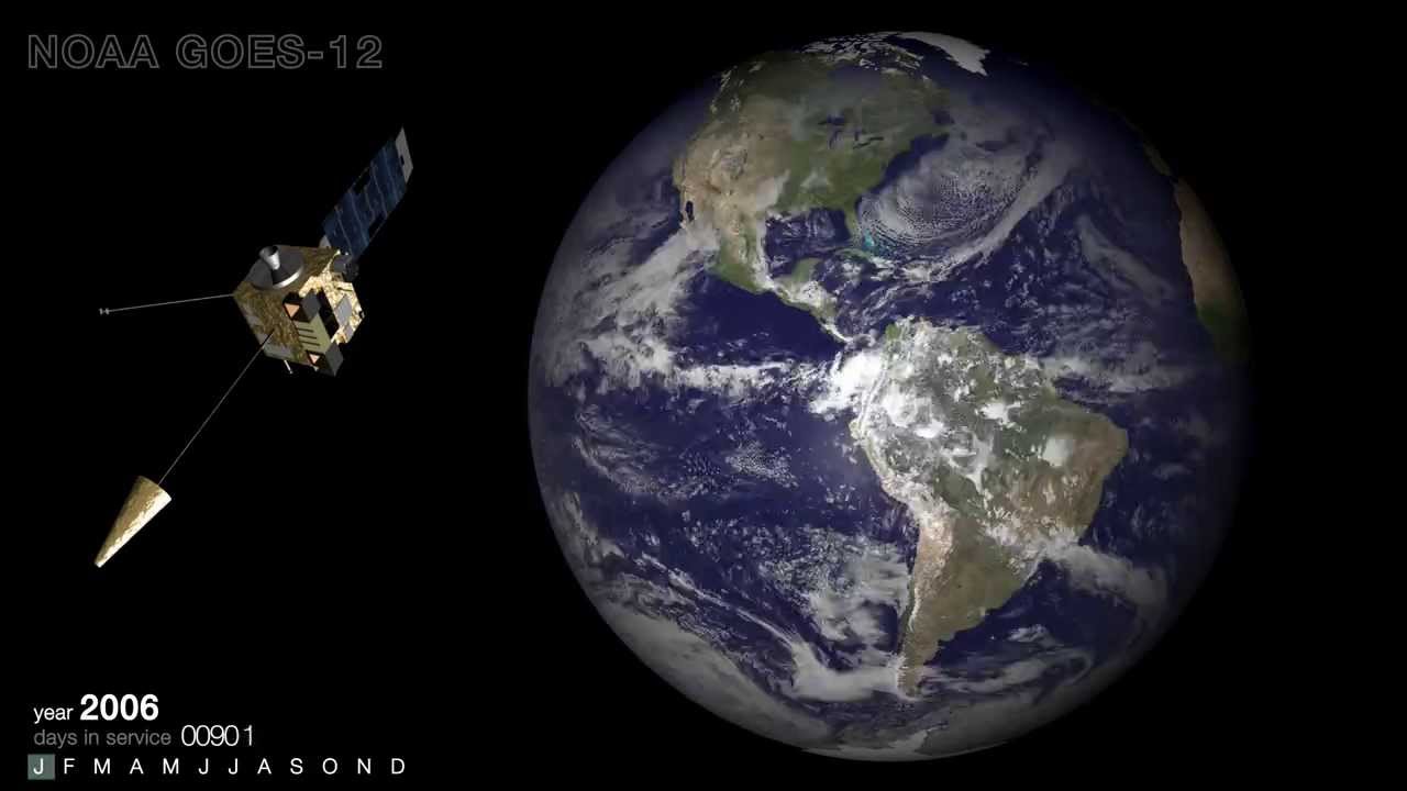 10 Years of Weather History in 3 Minutes