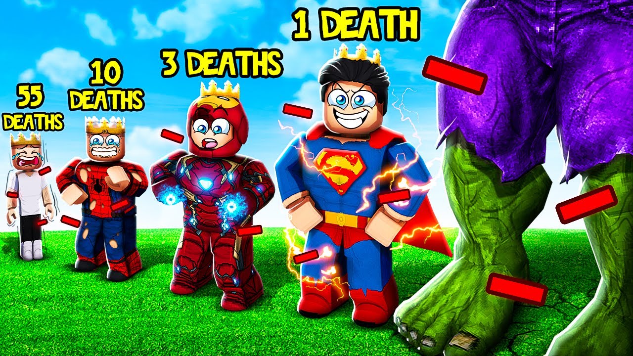 If I DIE My SUPER HERO Gets WORSE In Roblox
