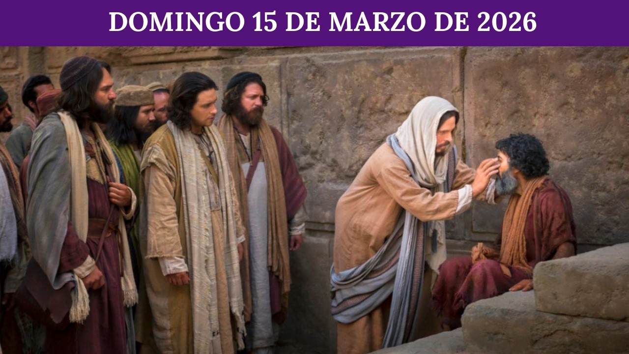 Evangelio de Hoy Domingo 15 Marzo 2026, Padre Pedro Cristo Flores Reyes  San Juan 9, 1-41