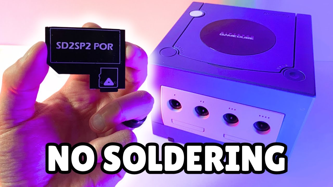 Как разблокировать GameCube за 6 долларов с помощью SD2SP2 Pro | Модификация без пайки