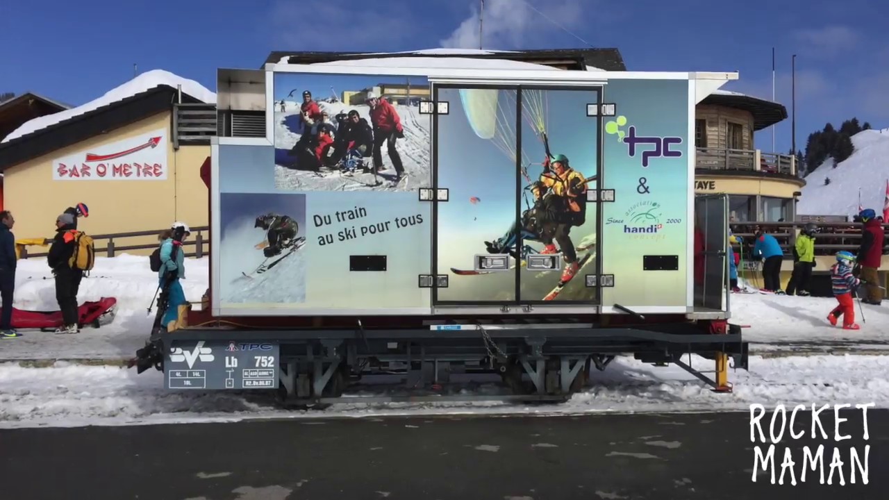 Swiss Ski Trains - Villars & Bretaye
