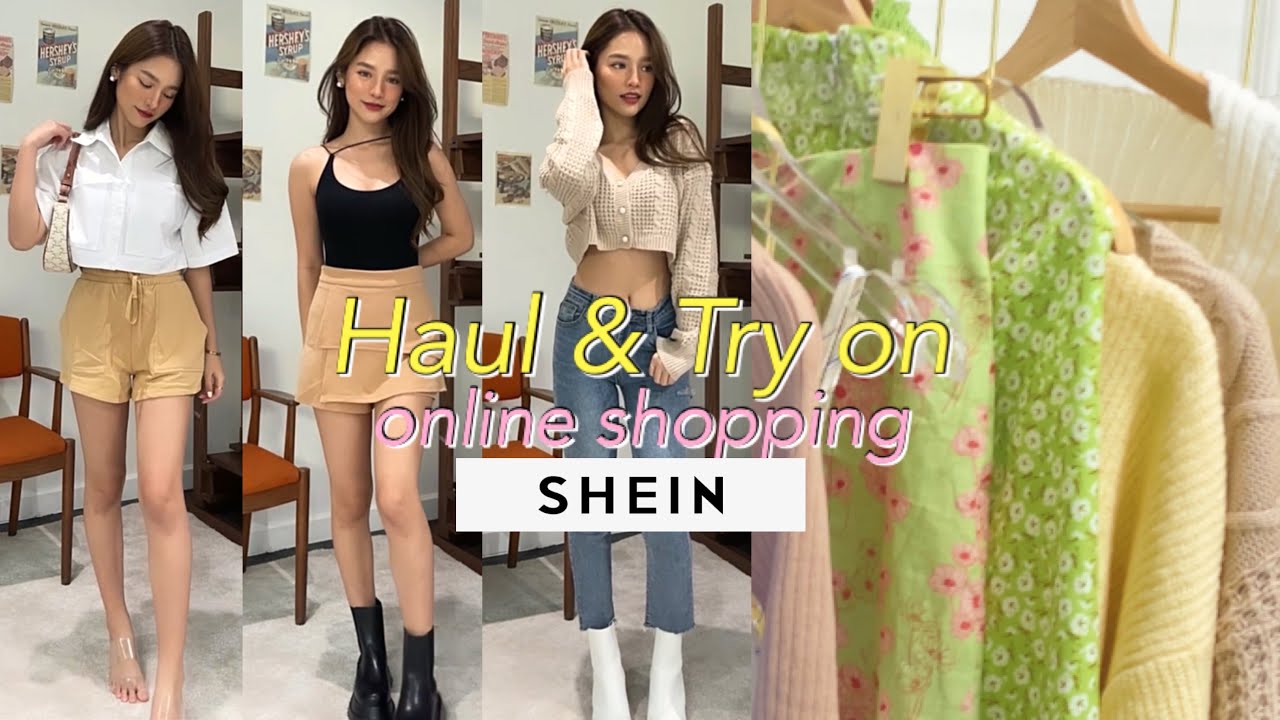 SHEIN Haul & Try on🛍🧡 เสื้อผ้าจาก 9.9 เริ่มต้น 