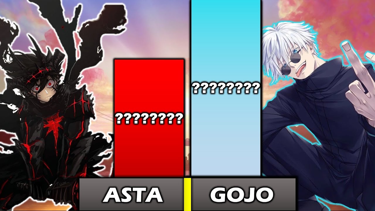 ASTA vs GOJO | Anime Power Levels