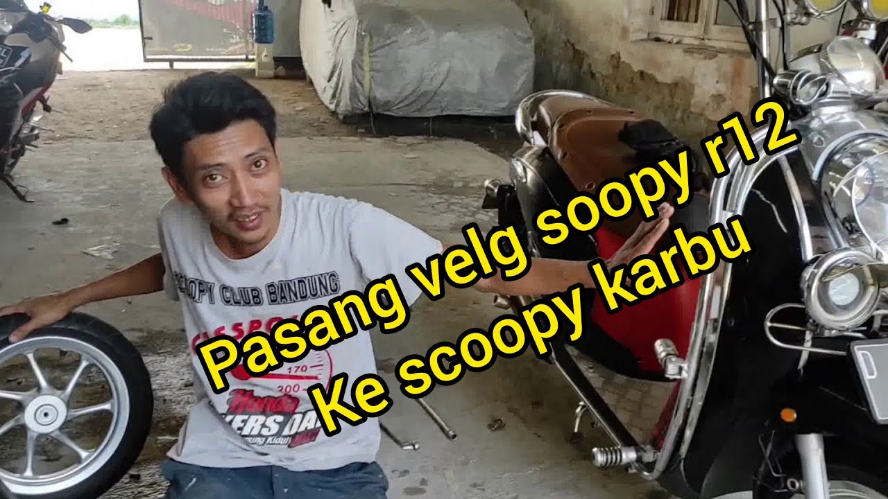 #scoopy #scoopyr12 #scoopyfi #scoopykarbu установка дисков r12 на карбюратор Scoopy || кольцо кар...