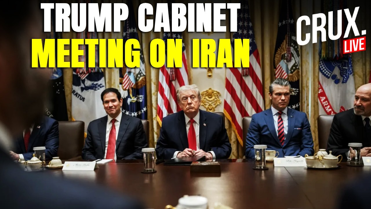 Trump Cabinet Meeting LIVE | US President In A Huddle With Top Aides On Iran War, Hormuz Blockade