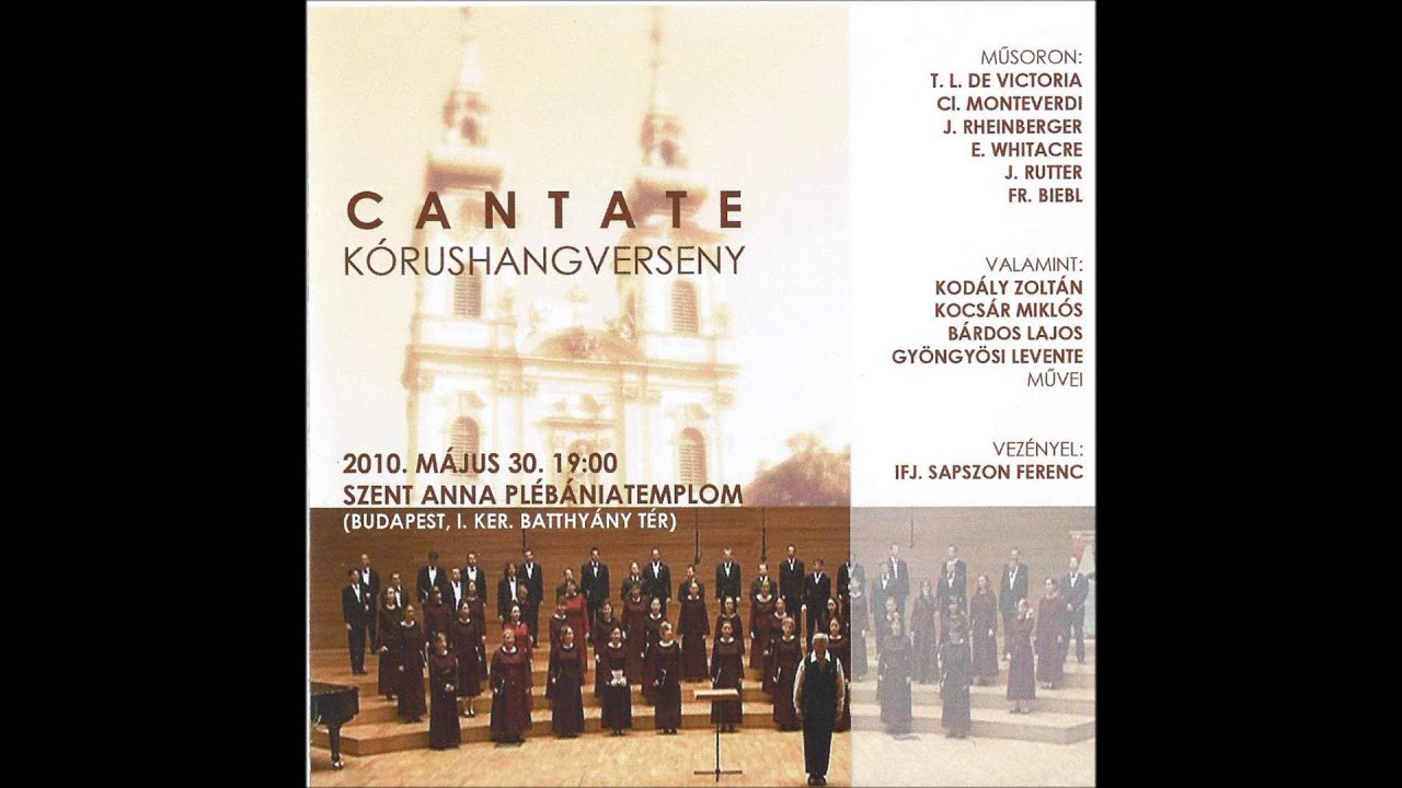 CANTATE | Kod&aacute;ly Zolt&aacute;n - S&iacute;k S&aacute;ndor Te Deuma
