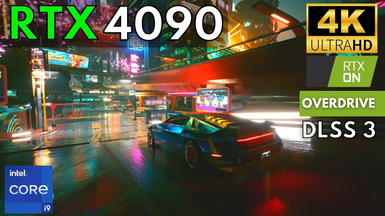Cyberpunk 2077 Ray Tracing Overdrive | RTX 4090 + i9 13900k | 4K Ultra Settings DLSS 3