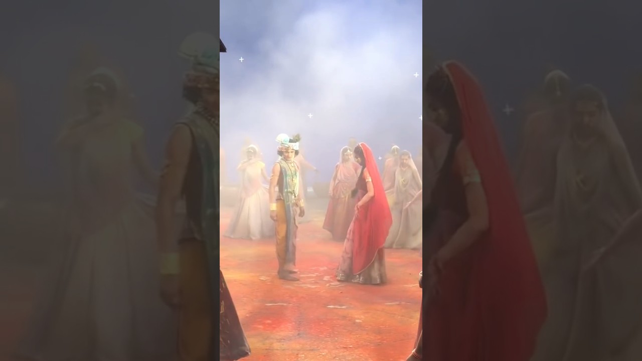 Radhakrishna ki holi🙏 sumellika ki holi part 2 #shooting #1million  #sumedhian #sumedh @wiredinsaan