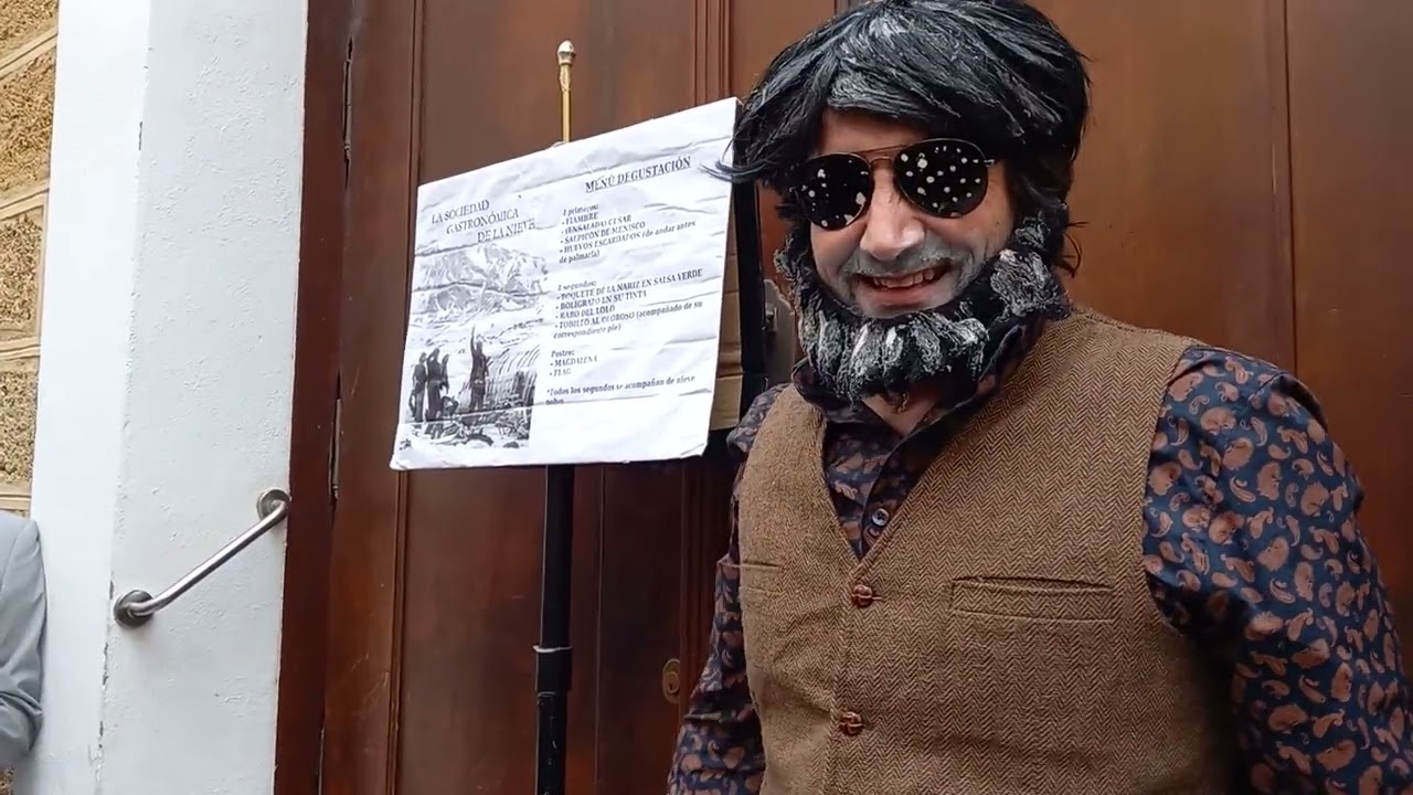 Romancero: Sociedad gastronómica de la nieve. Pedro Barba. Carnaval de Cádiz 2025