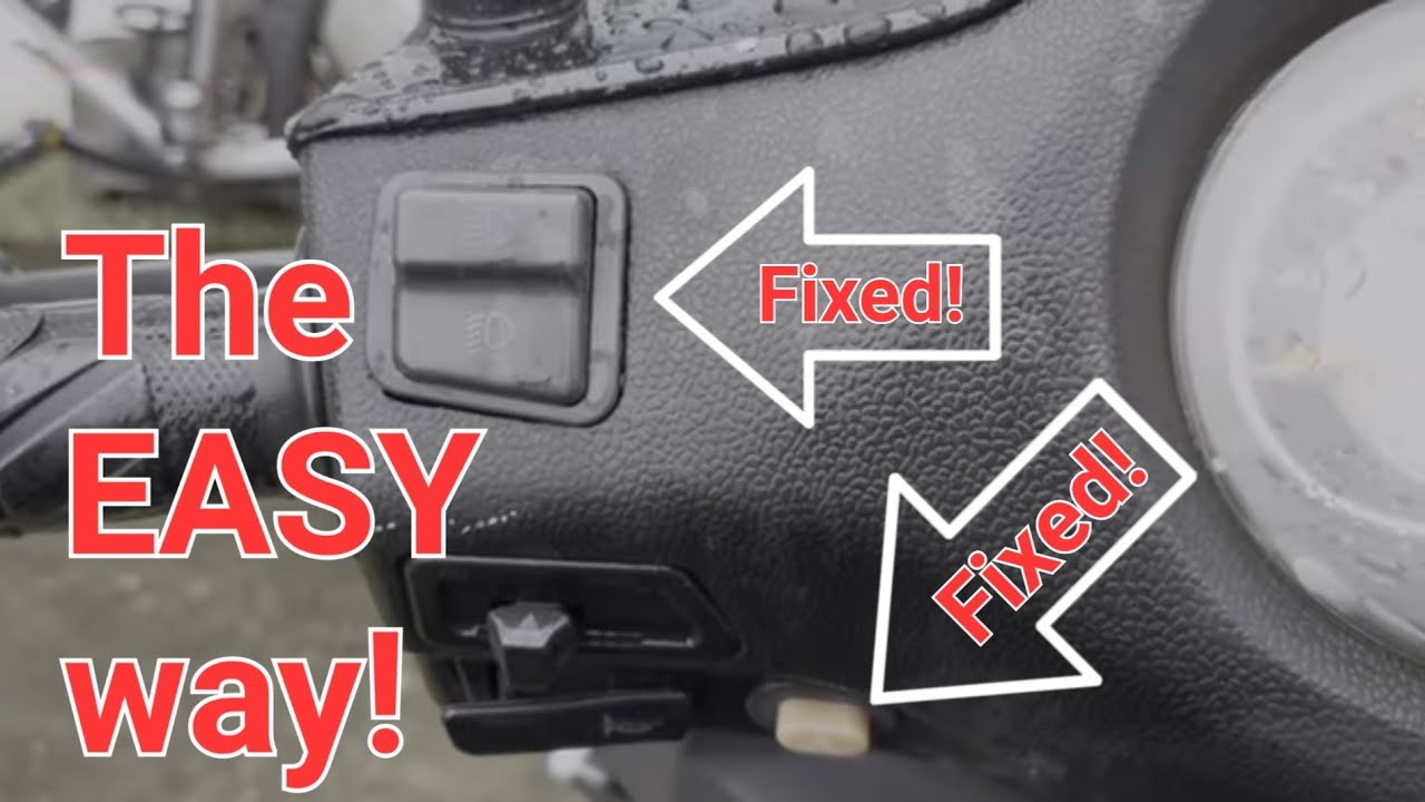How to Clean/Fix Motorcycle Switches the EASY WAY!