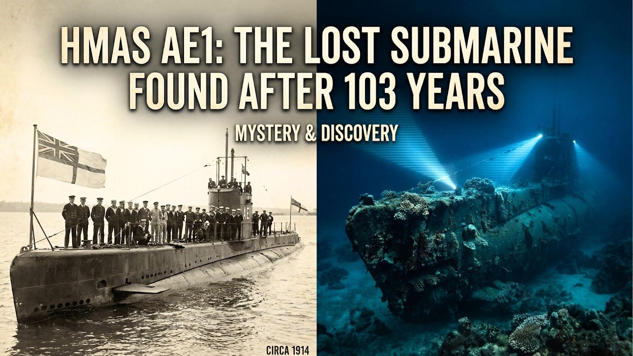HMAS AE1: Australia's First Submarine Vanished in 1914... Found 103 Years Later