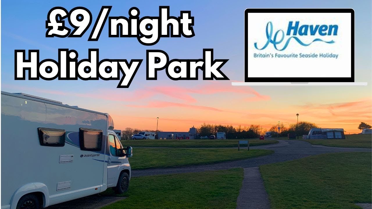 9 фунтов стерлингов за ночь за место для автодома в Haven Holiday Park, Файли. Что вы получаете з...
