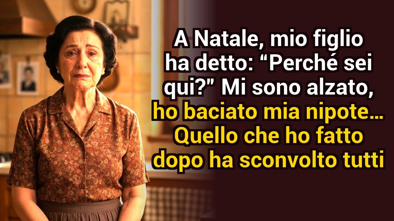 A Natale mio figlio chiese: «Perché sei qui?» Ho baciato mia nipote — e li ho lasciati di stucco