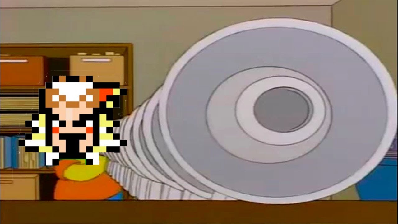 Bart Simpson testing Kefka Laugh in Megaphone