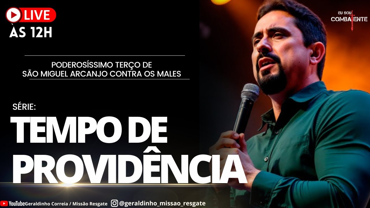 S&eacute;rie -EU SOU COMBATENTE- Combatentes na Provid&ecirc;ncia -Ter&ccedil;o de S&atilde;o Miguel Arcanjo-Geraldinho Correia