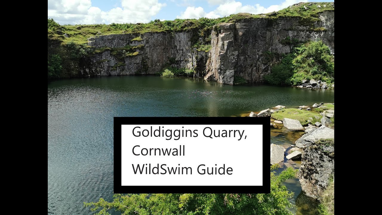 Goldiggins Quarry Wild Swimming Cornwall, How to find guide.