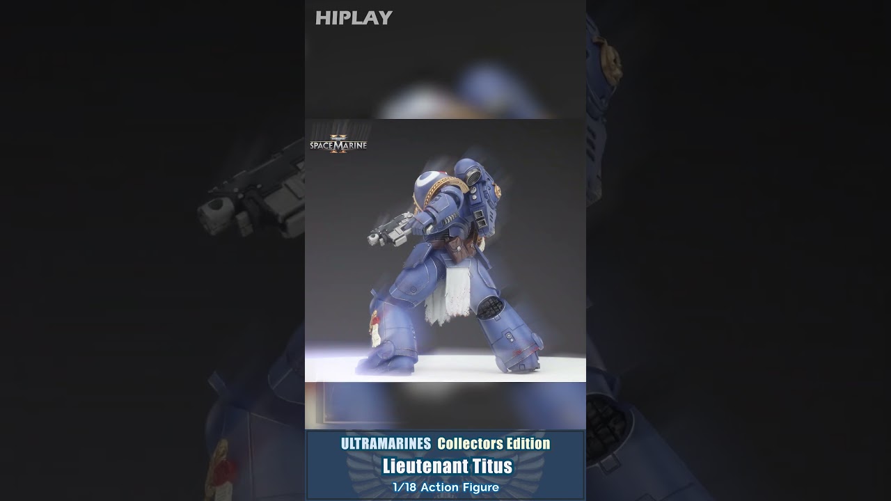 🔥Pre-Order Alert! Ultramarines Lieutenant Titus Figure Is a Must-Have for Warhammer Fans! #shorts