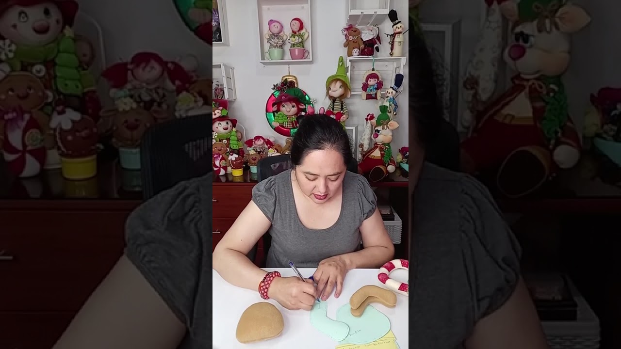 Ginger colga puerta (Clase en vivo) Nee Crafts
