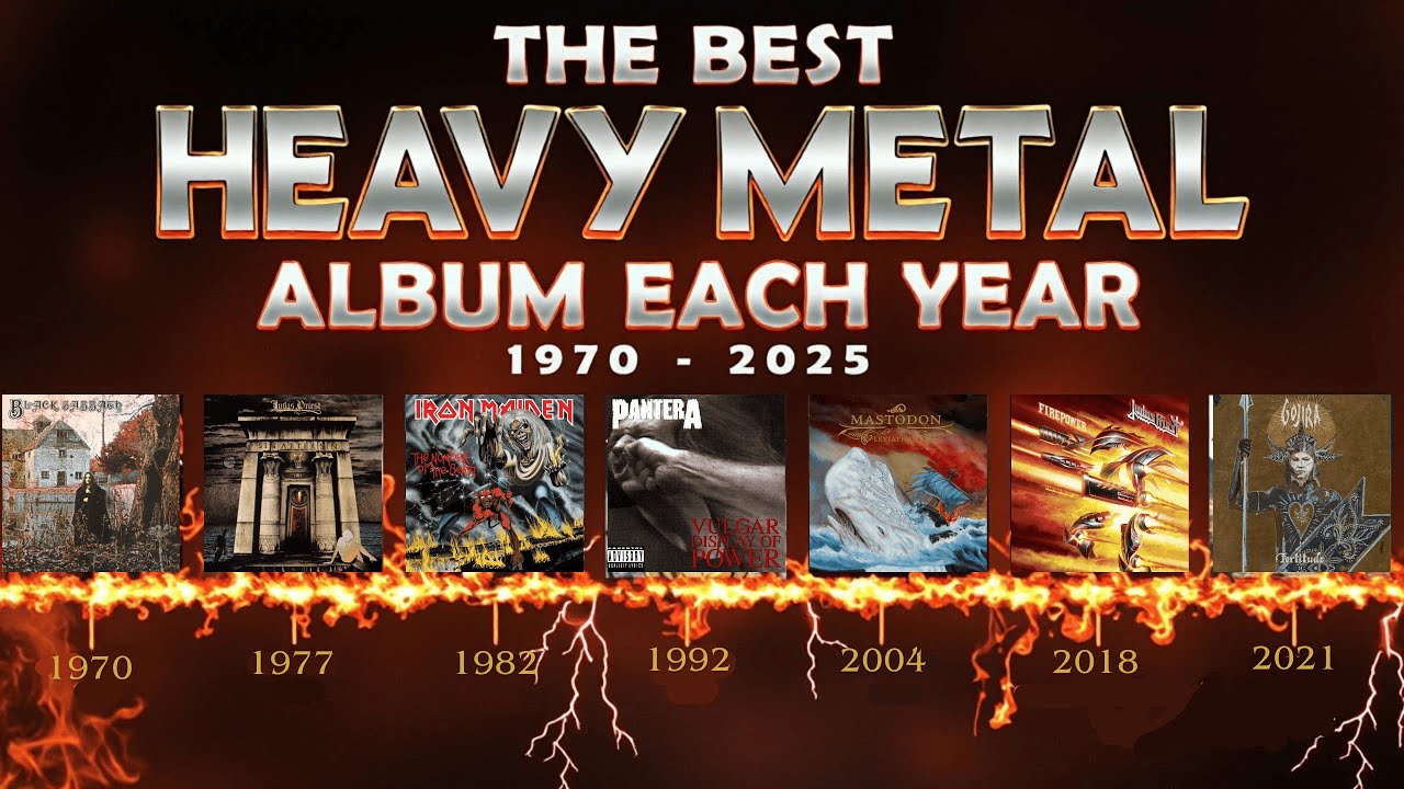 The BEST HEAVY METAL Album of Every Year (1970–2025) RANKED