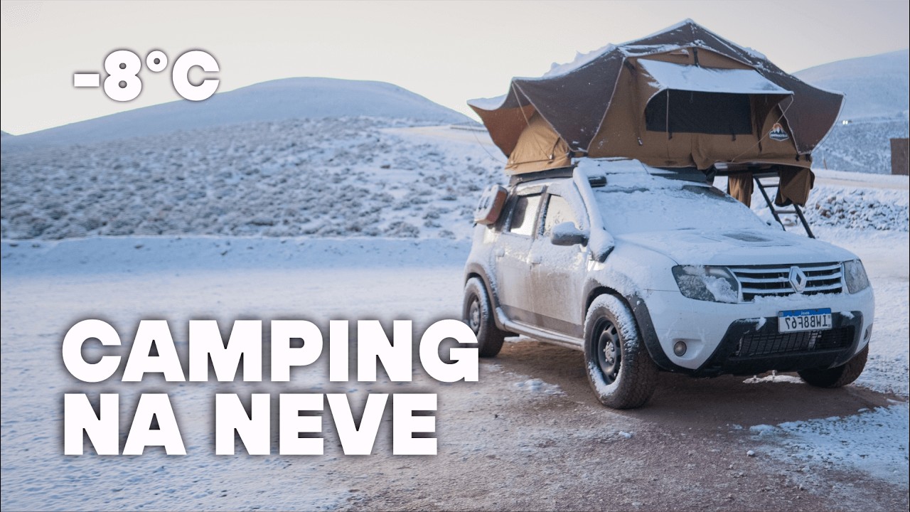 CAMPING na NEVE - A maior loucura que fizemos no DESERTO mais seco do mundo!