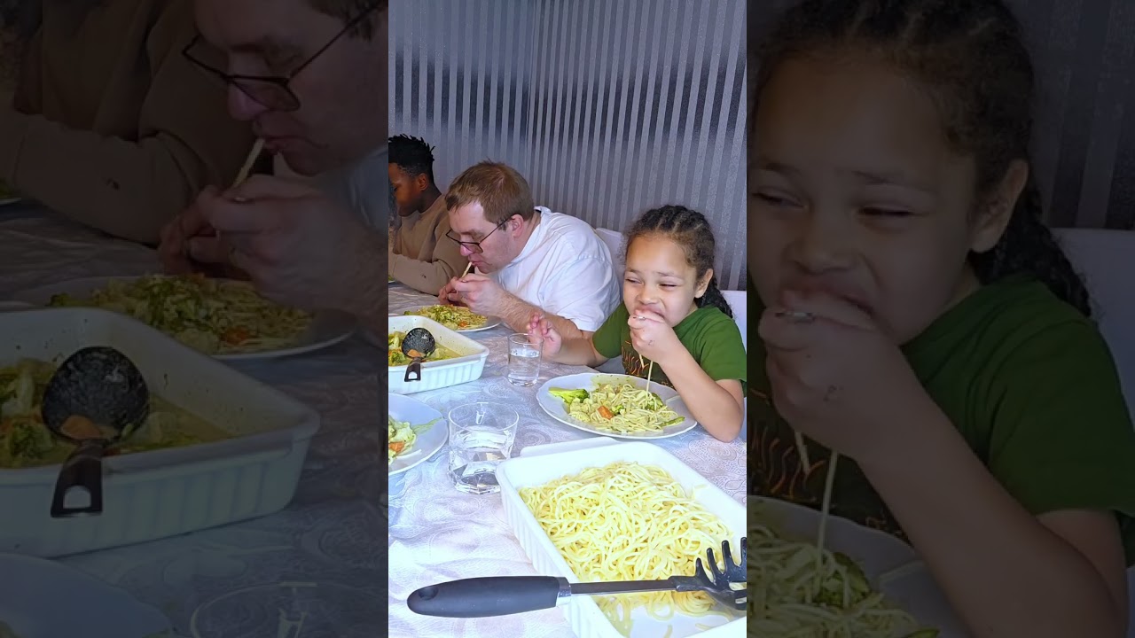 Heavenly and Ashley didn't enjoy this dinner because they want to be in school 