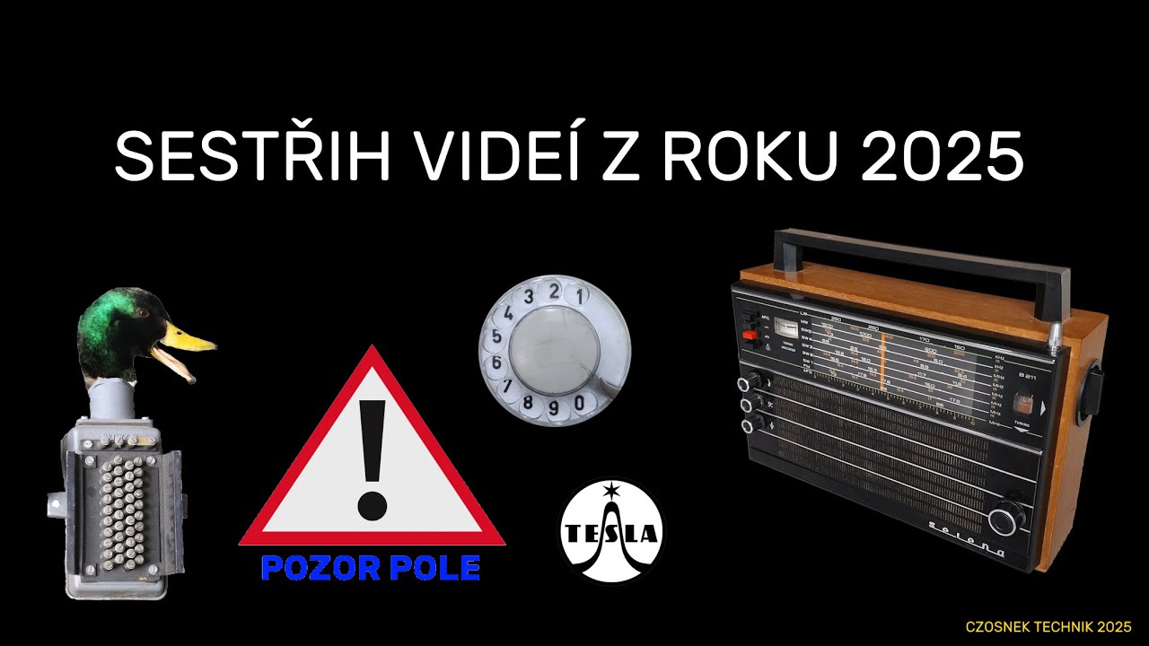 Rok 2025 na YouTube - sestřih videí