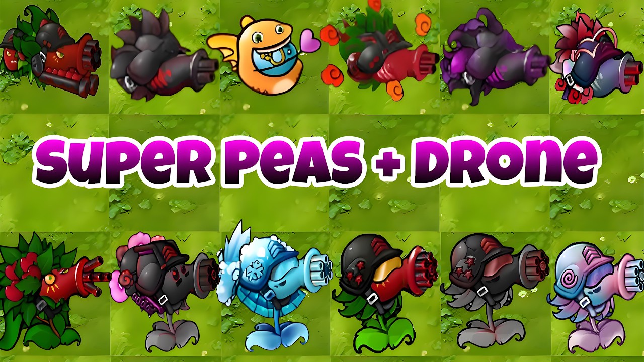 Super Peas + Drone Fusion Squad Defeat the Ultimate Obsidian Gargantuar?! | PvZ Fusion 3.4 Challenge