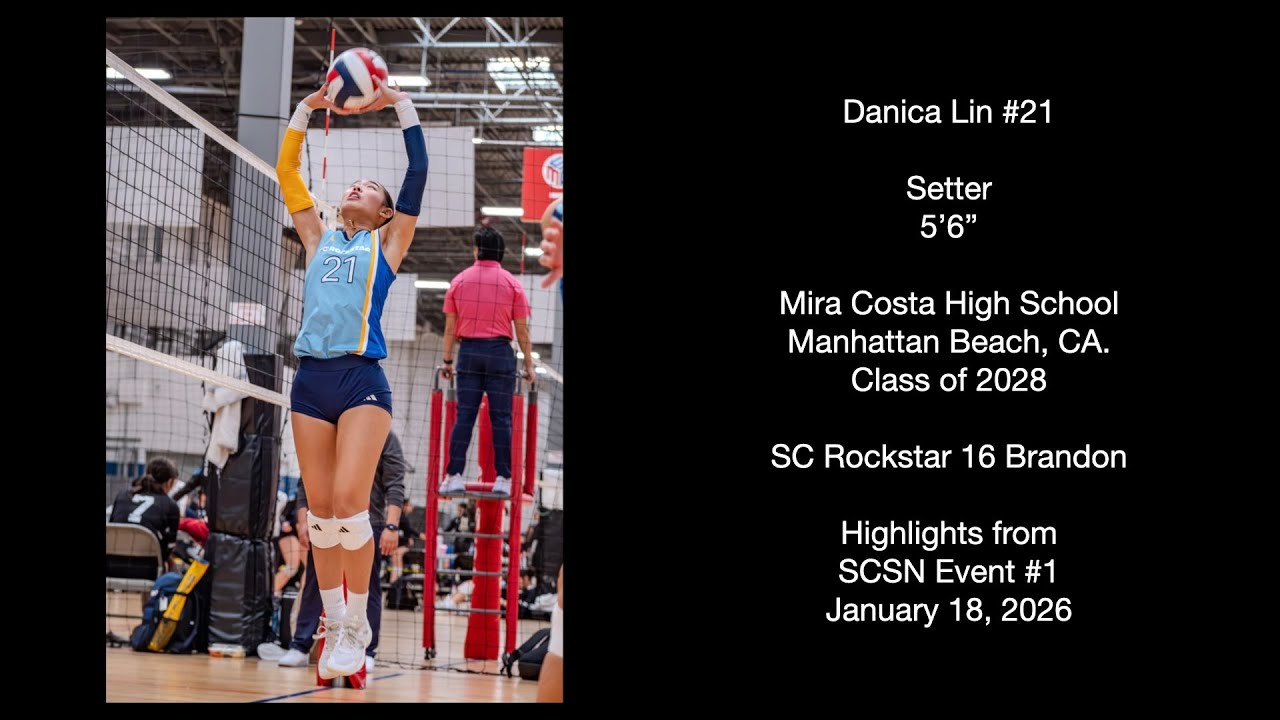 Danica Lin - 2025-26 SCSN Event 1 Tournament Highlights